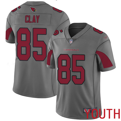 Arizona Cardinals Limited Silver Youth Charles Clay Jersey NFL Football #85 Inverted Legend